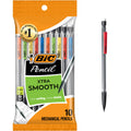 BIC Mechanical Pencils 0.7mm & 0.5mm, #2 EXTRA SMOOTH with Various Color Barrels - Two Assorted Sizes, 80 Pack - Unit