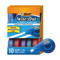 BIC Wite-Out EZ Correct Tear-Resistant Correction Tape, 39.3 ft, 10 Count